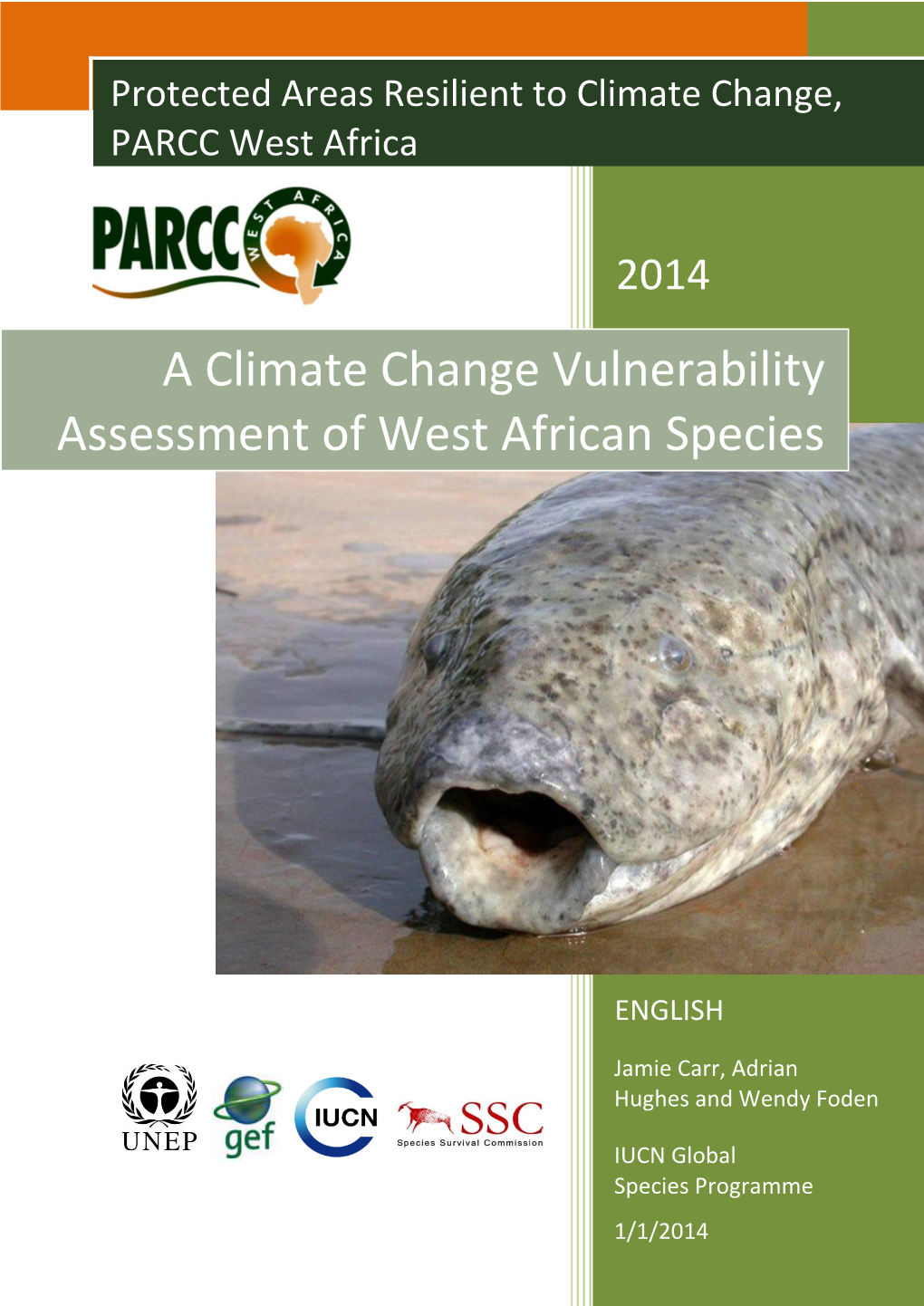 A Climate Change Vulnerability Assessment of West African Species