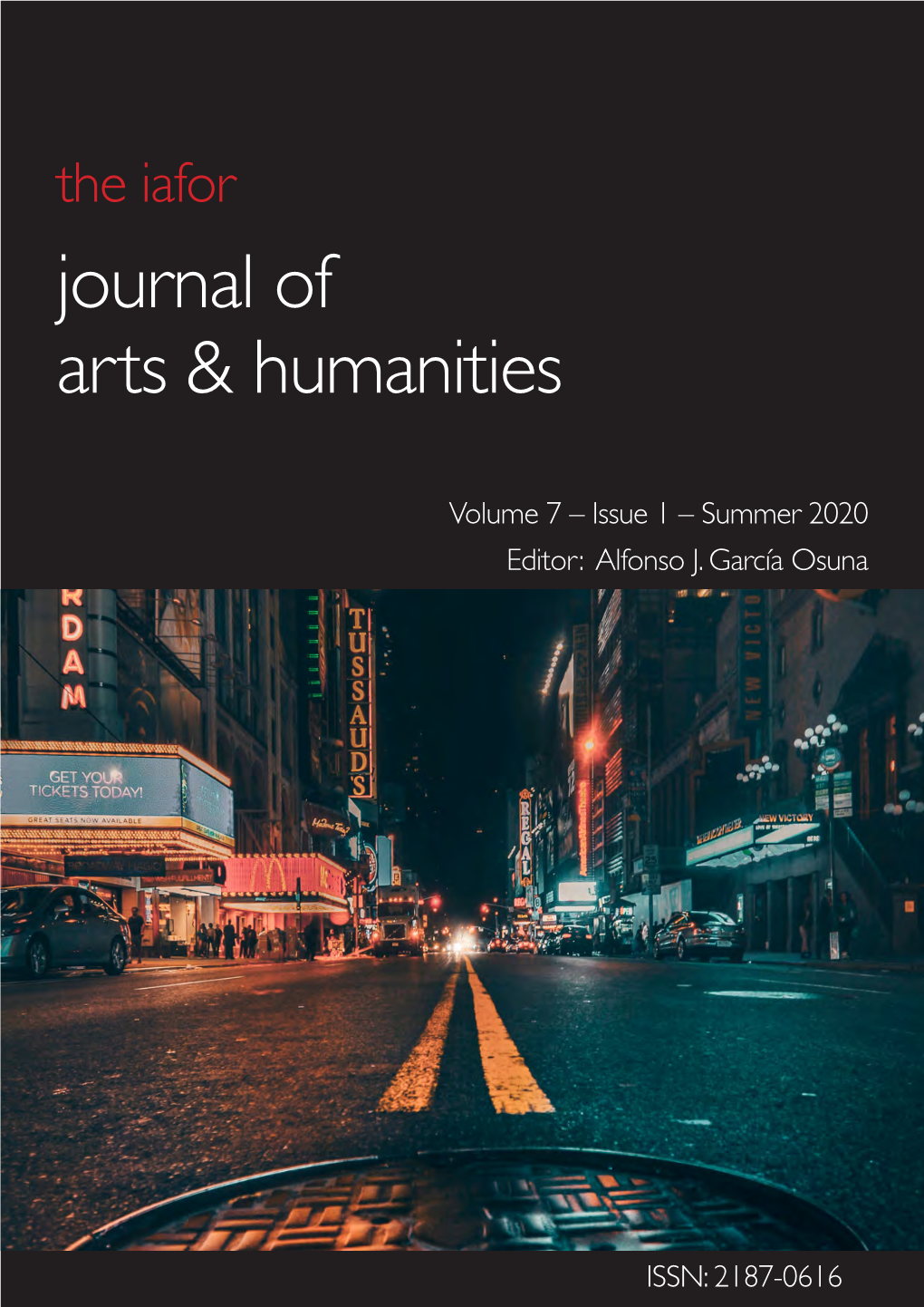 IAFOR Journal of Arts & Humanities Volume 7 – Issue 1