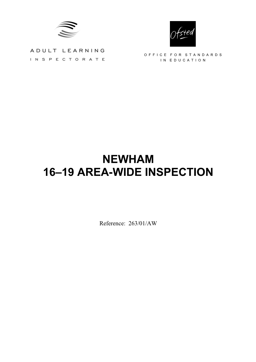 Newham 16–19 Area-Wide Inspection