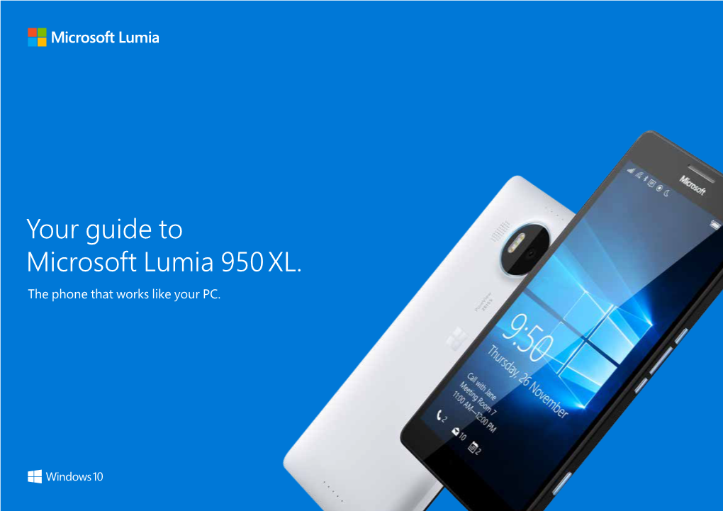 Your Guide to Microsoft Lumia 950 XL