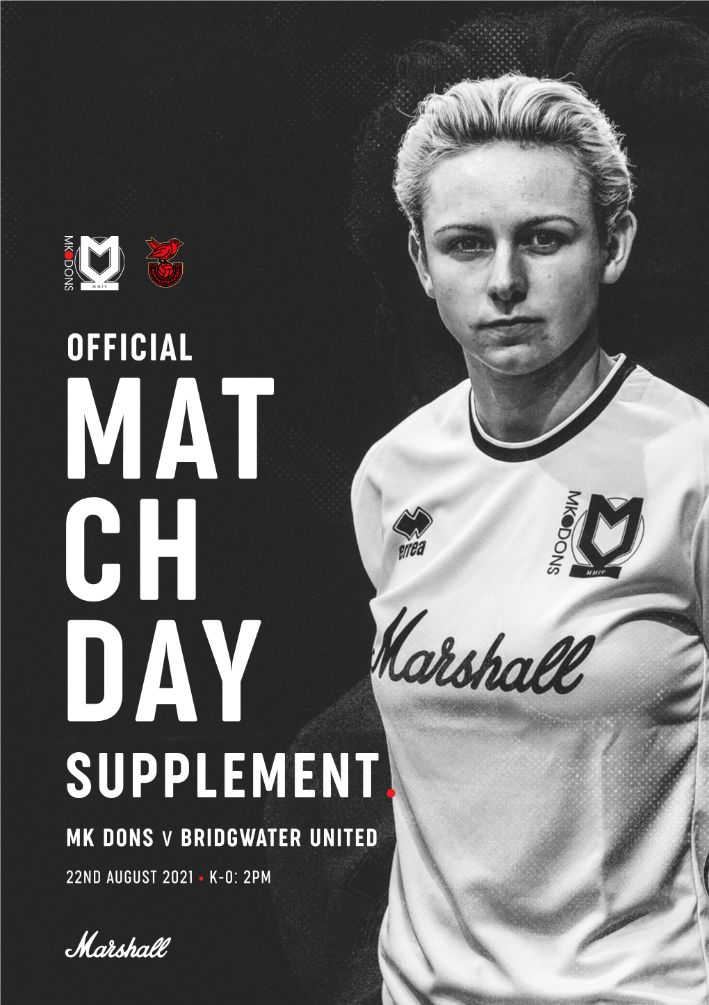 SUPPLEMENT. MK DONS V BRIDGWATER UNITED