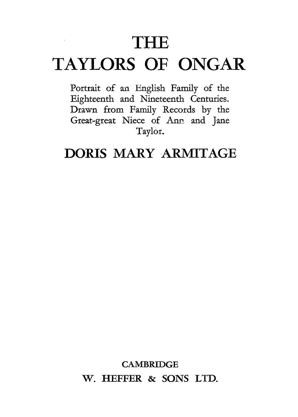 Taylors of Ongar