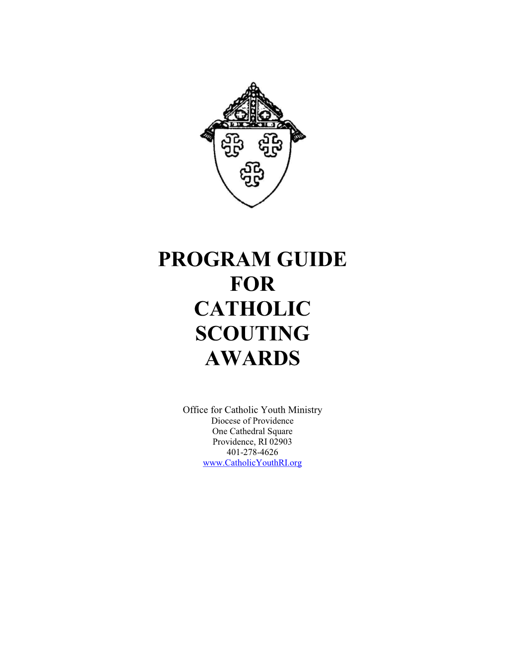 Program Guide for Catholic Scouting Awards