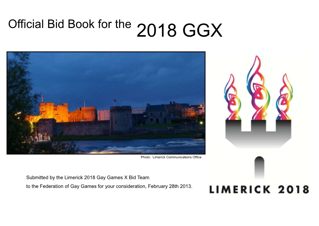 Limerick Bid Book 2018