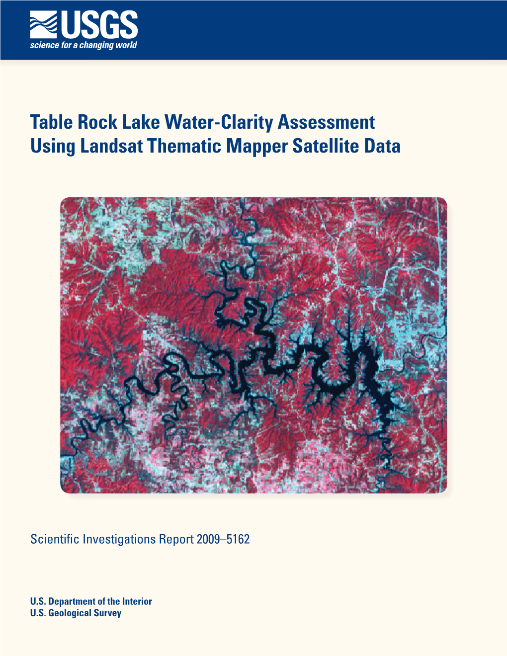 Table Rock Lake Water-Clarity Assessment Using Landsat Thematic Mapper Satellite Data