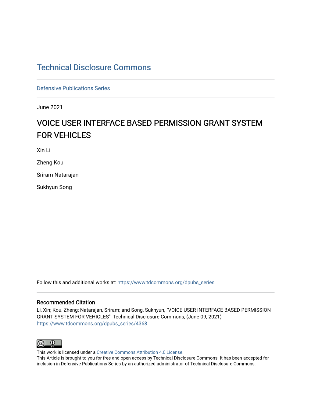 Voice User Interface Based Permission Grant System for Vehicles