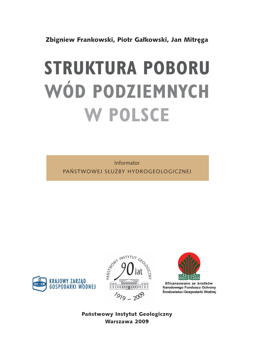 Struktura Poboru Wod Podziemnych W Polsce.Indd