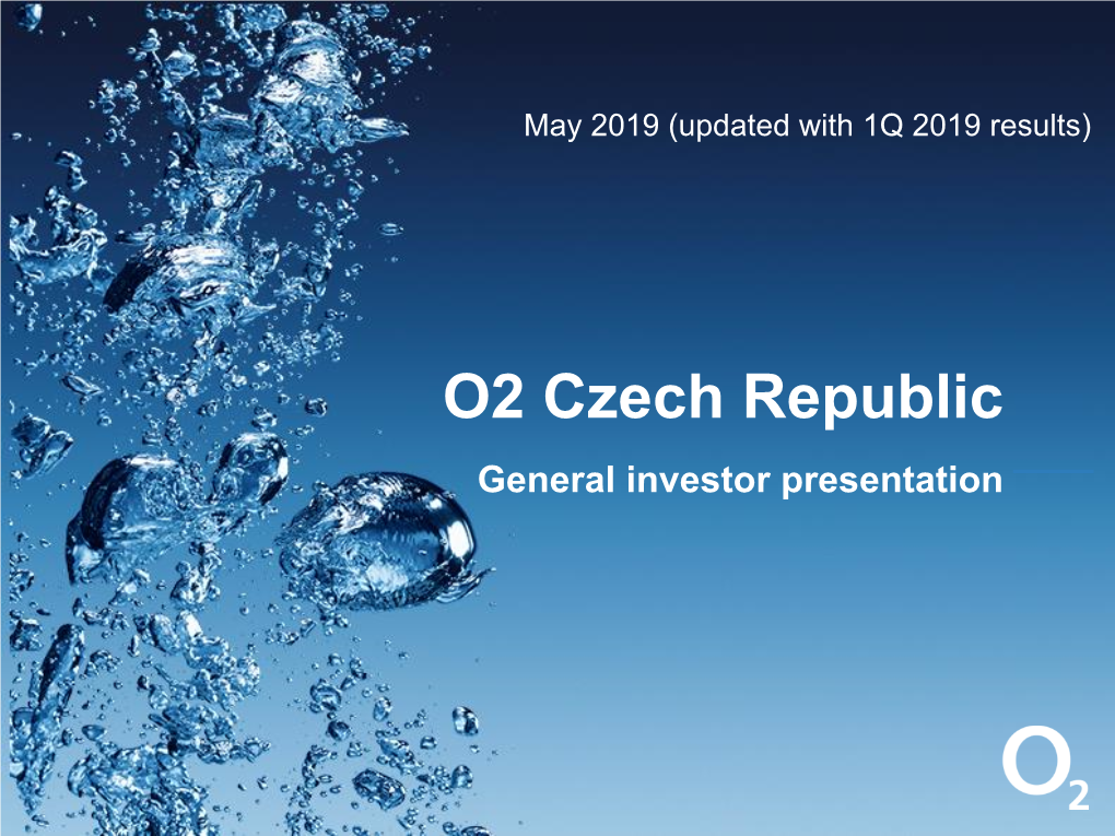 O2 Czech Republic General Investor Presentation Cautionary Statement