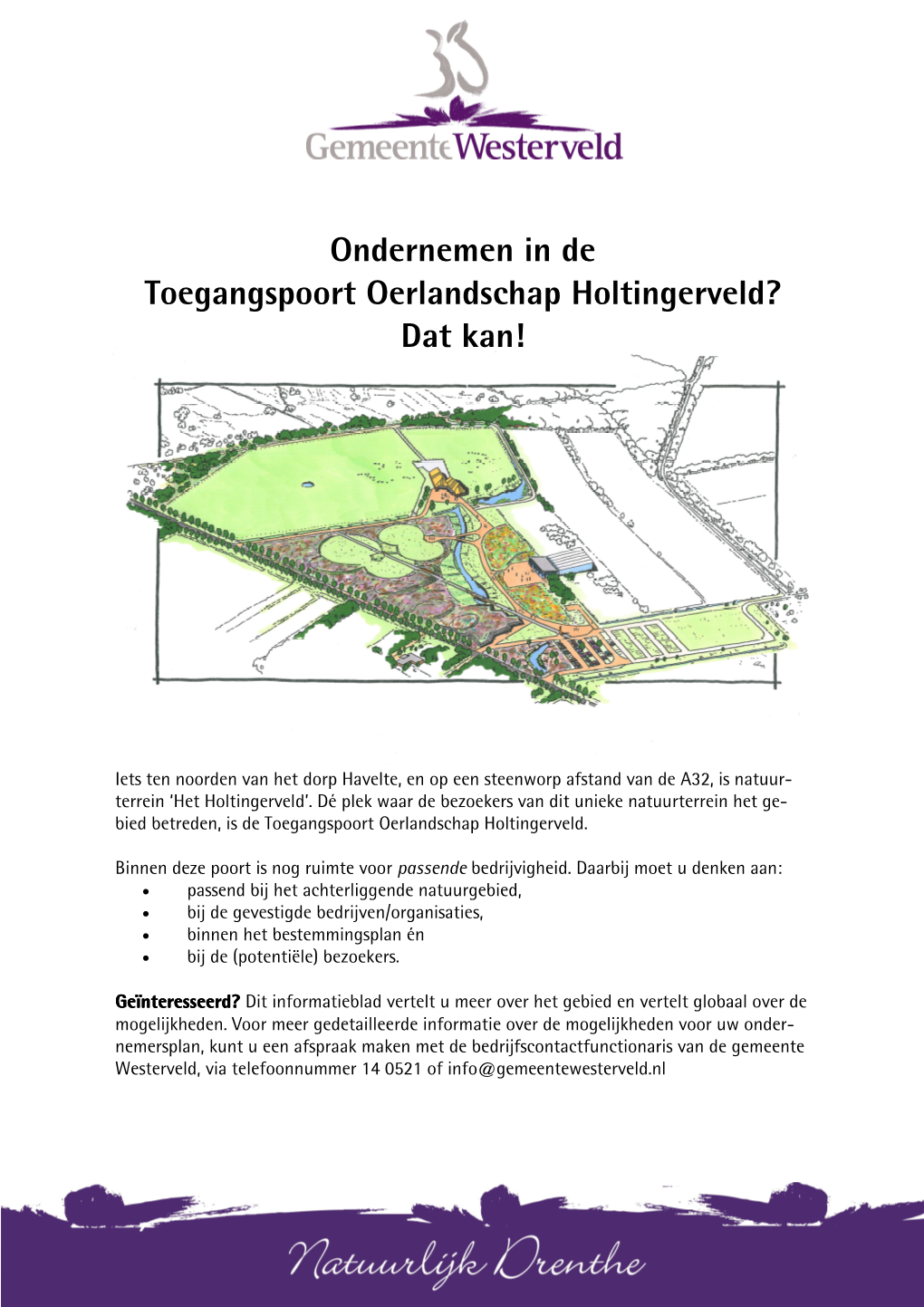 Informatieblad Ondernemen in De