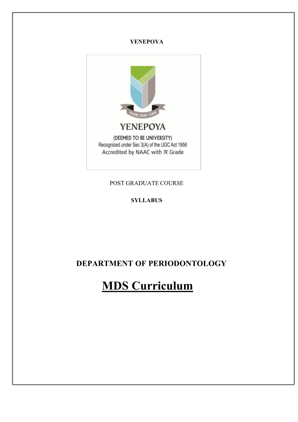 Periodontology