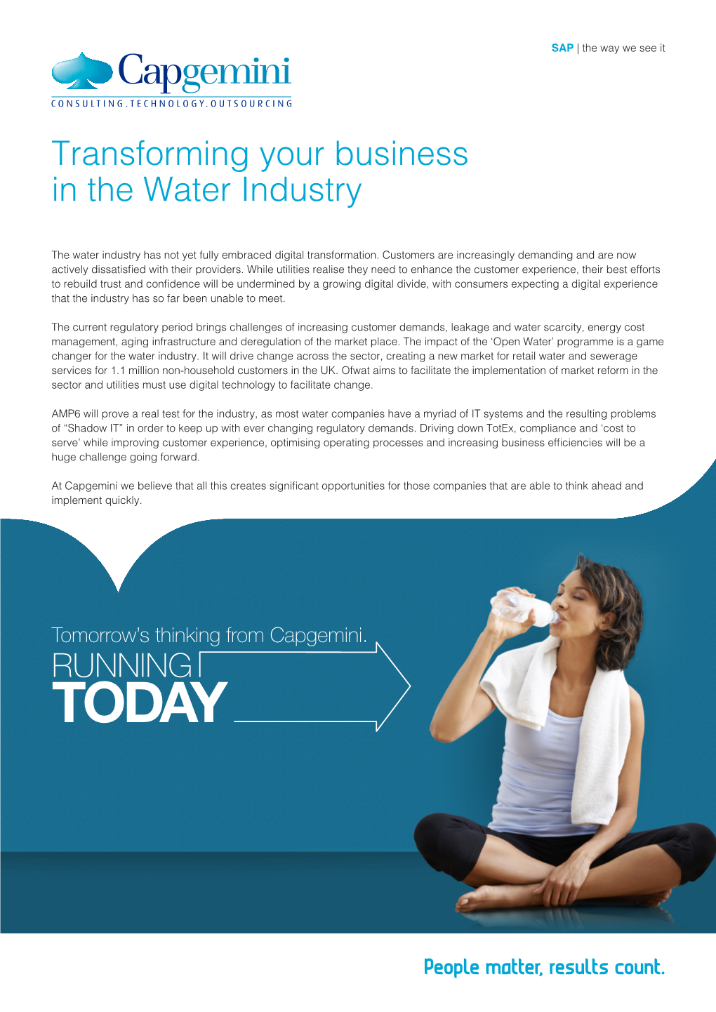 Transforming Your Business in the Water Industry