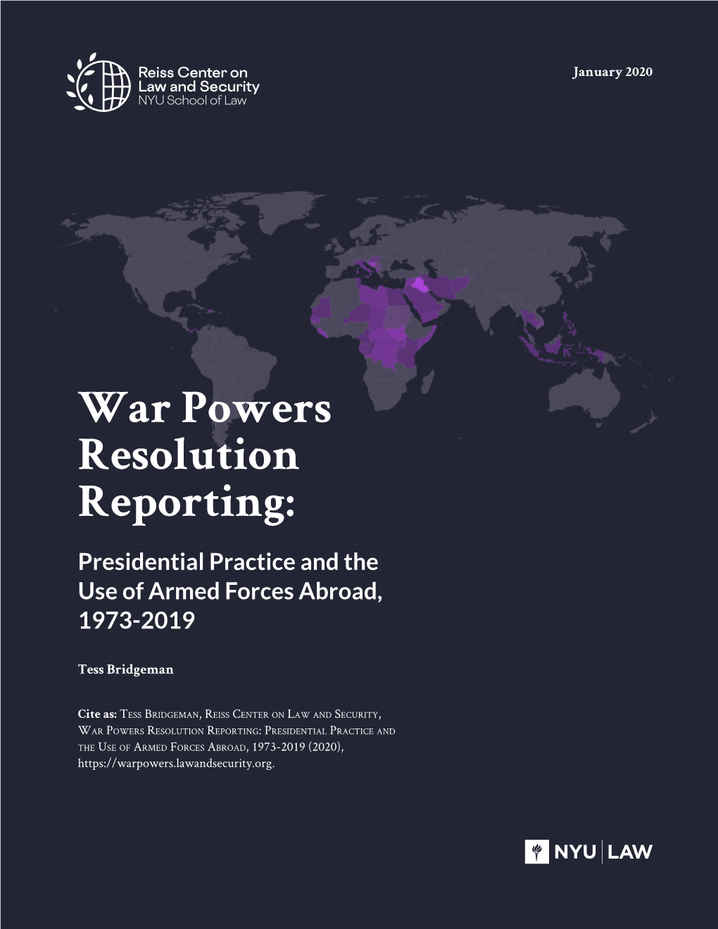 War Powers Resolution Reporting Project