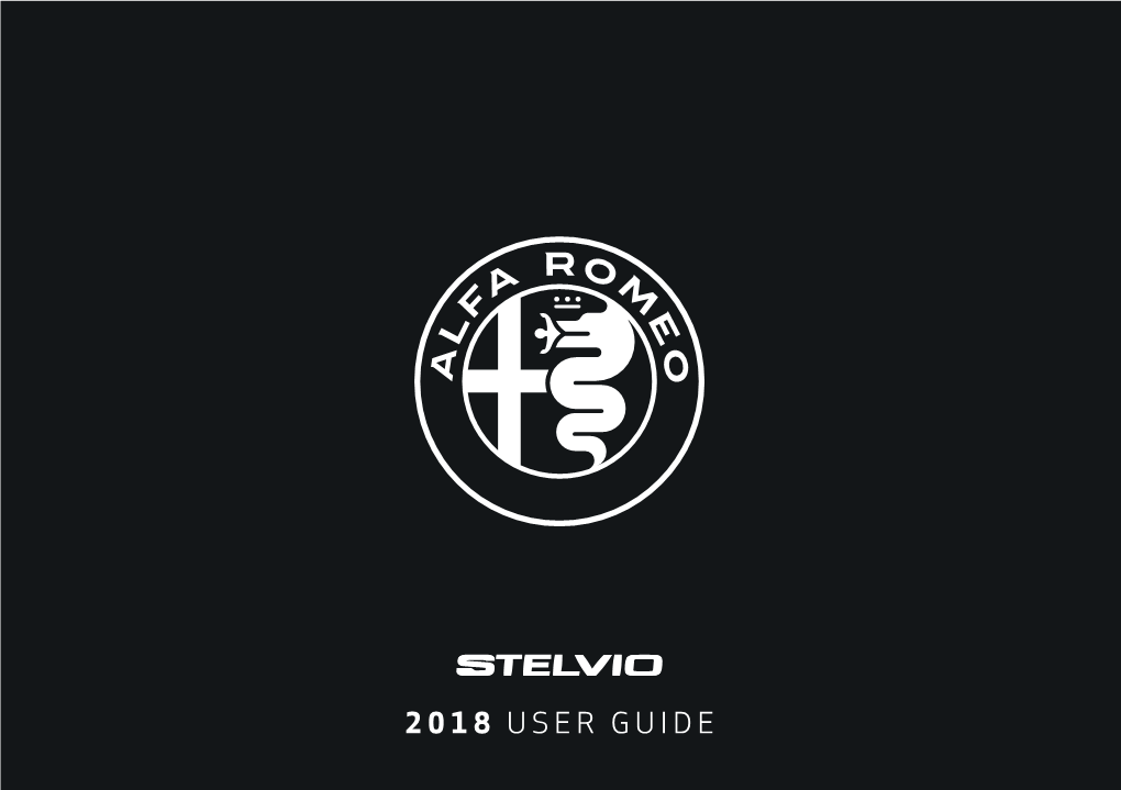 2018 Alfa Romeo Stelvio User's Guide