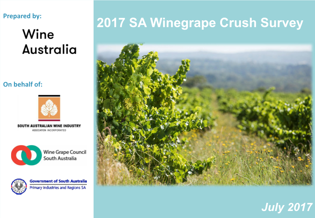 2017 SA Winegrape Crush Survey