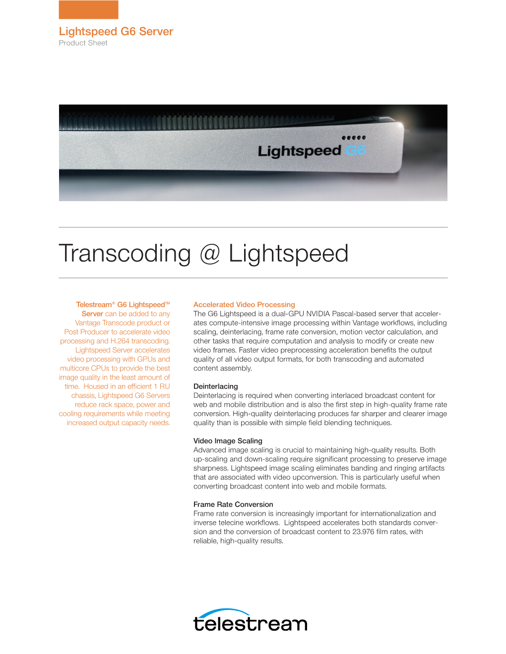 Lightspeed Server G6