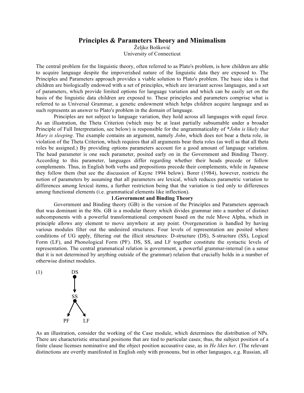 Principles & Parameters Theory and Minimalism.Pdf