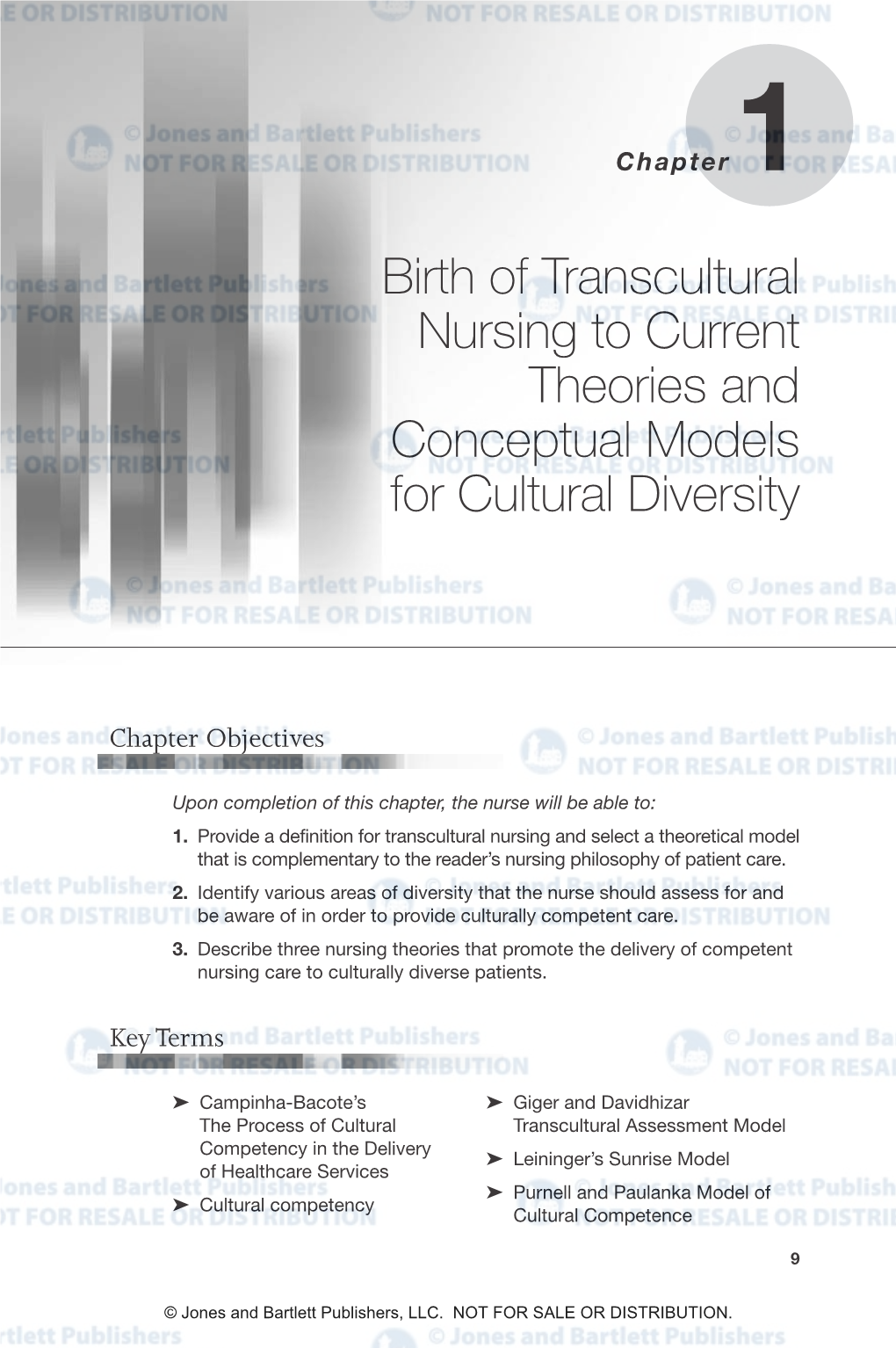 Birth of Transcultural Nursing to Current Theories and Conceptual Models for Cultural Diversity