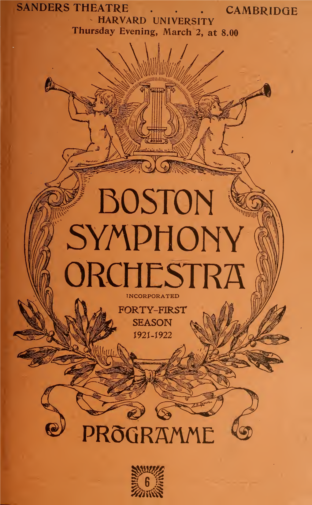 Boston Symphony Orchestra Concert Programs, Season