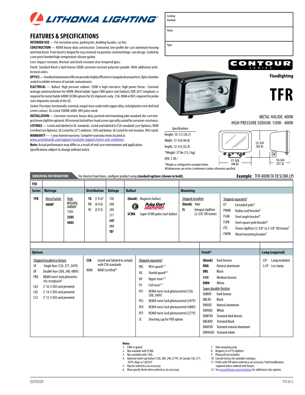 Features & Specifications