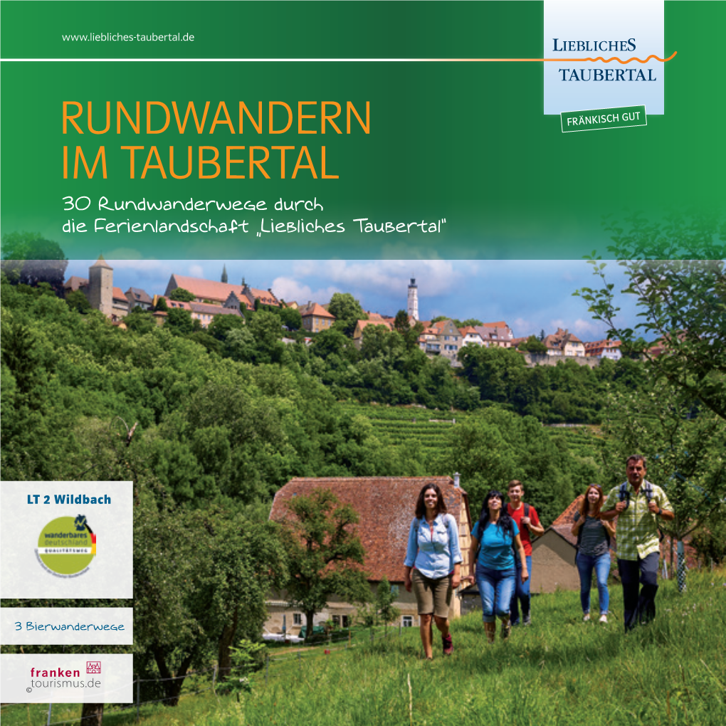 Rundwandern Im Taubertal 30 RUNDWANDERWEGE DURCH DIE FERIENLANDSCHAFT