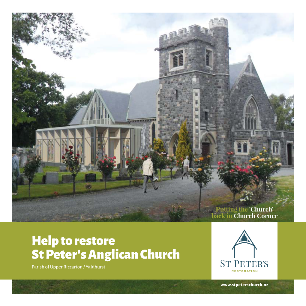 Help to Restore St Peter's Anglican Church