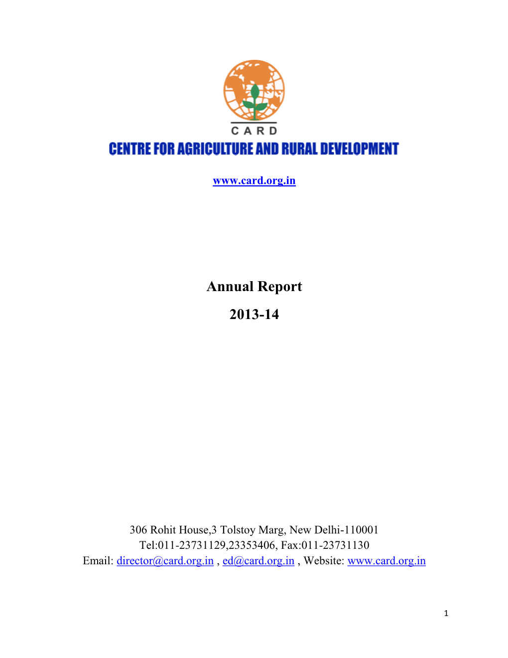 Annual Report 2013-14