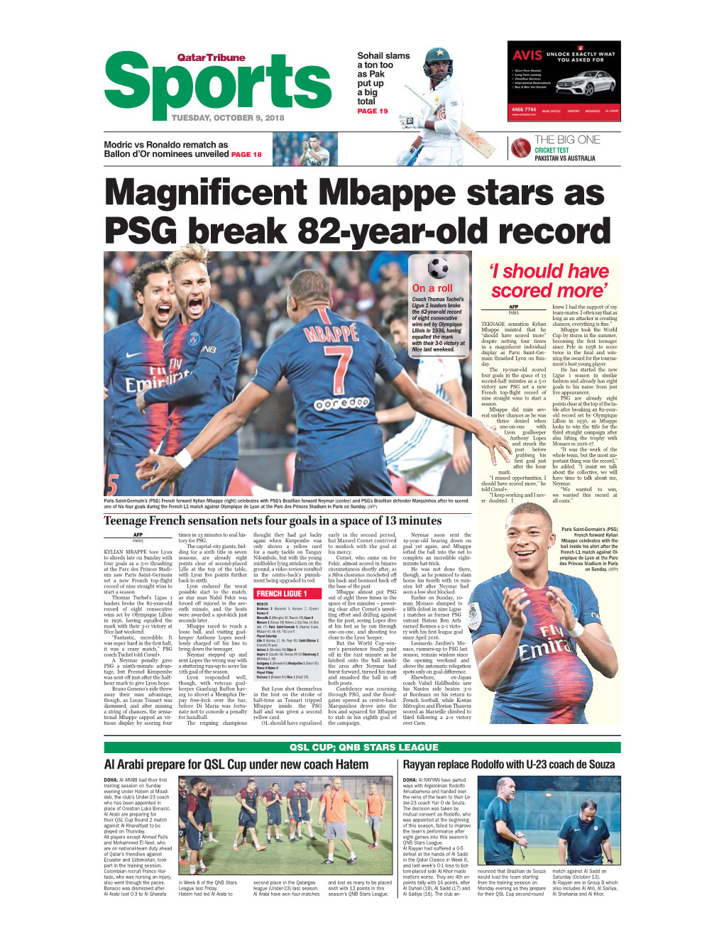 Magnificent Mbappe Stars As PSG Break 82-Year-Old Record