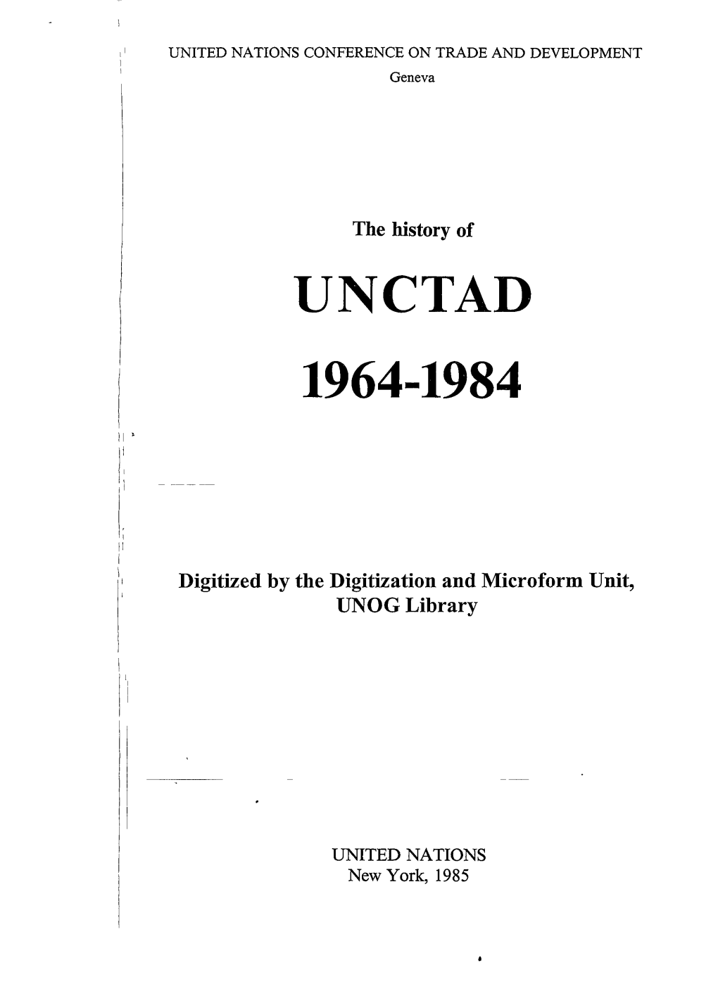 Unctad 1964-1984