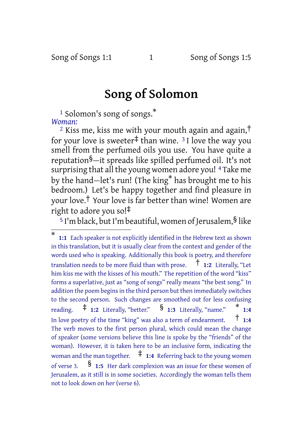 Engfbv SNG.Pdf Song of Songs