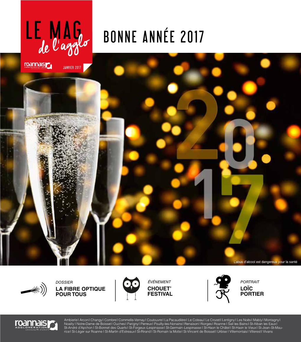 LE MAG BONNE ANNÉE 2017 De L'agglo