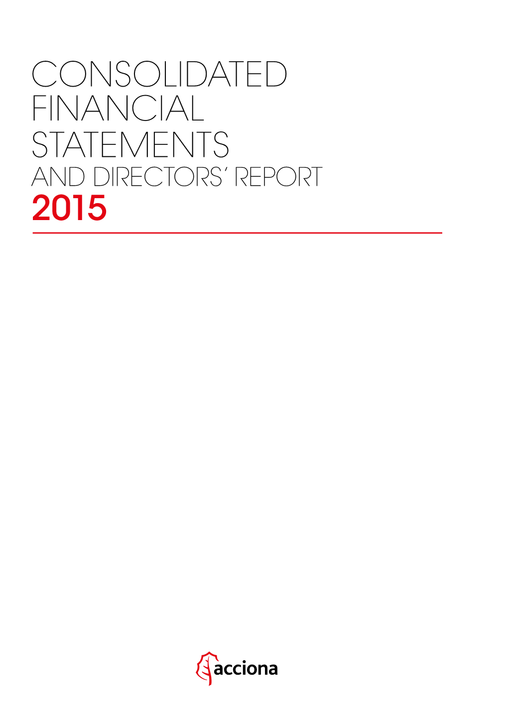 Consolidated Financial Statements 2015