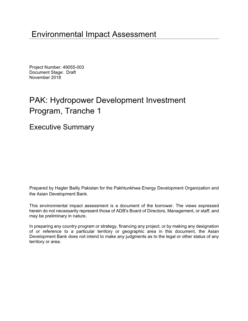 49055-003: Hydropower Development