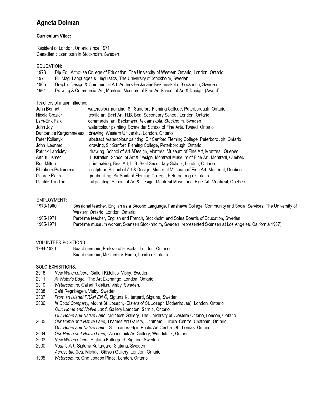 A. Dolman CV DF Final