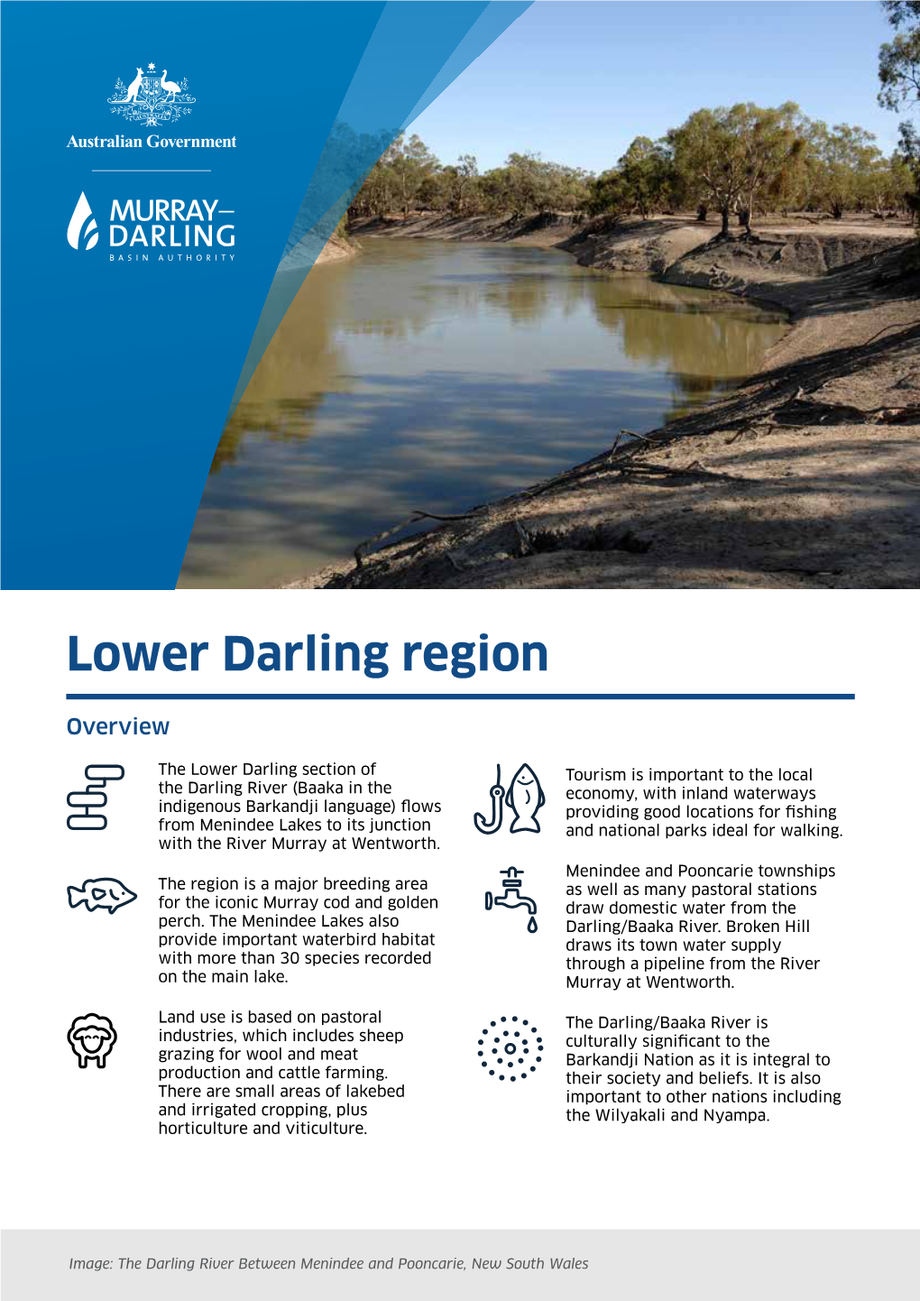 Murray-Darling Basin Authority Regional Fact Sheet for Lower