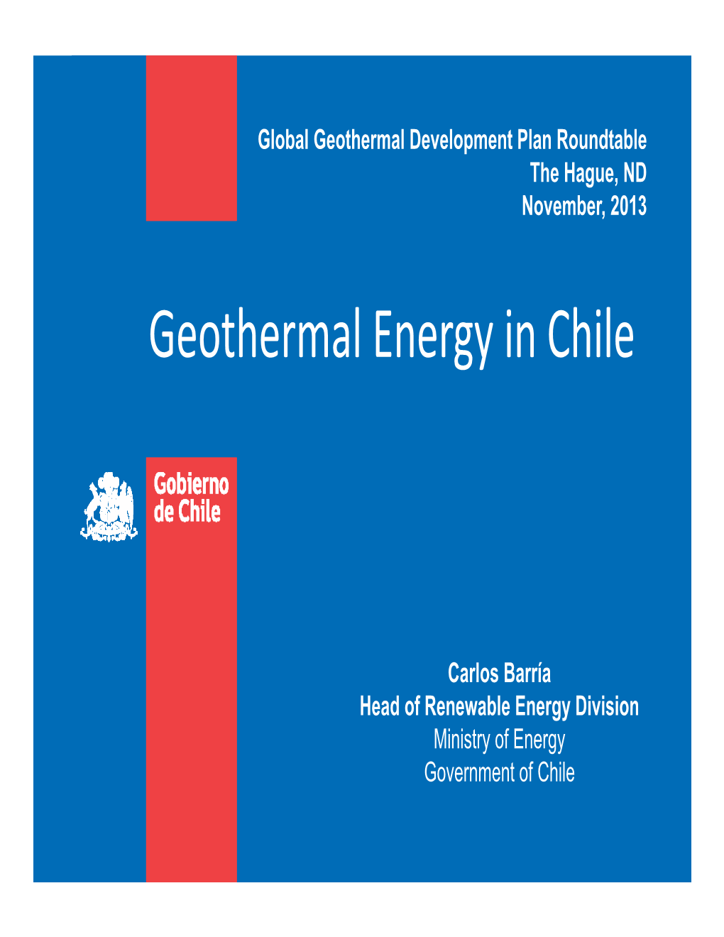 Geothermal Energy in Chile