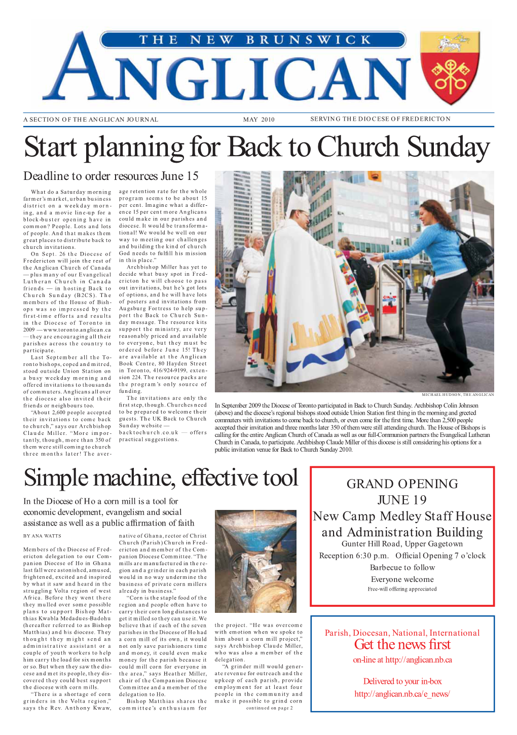 Planning for Back to Church Sunday Deadline to Order Resources June 15