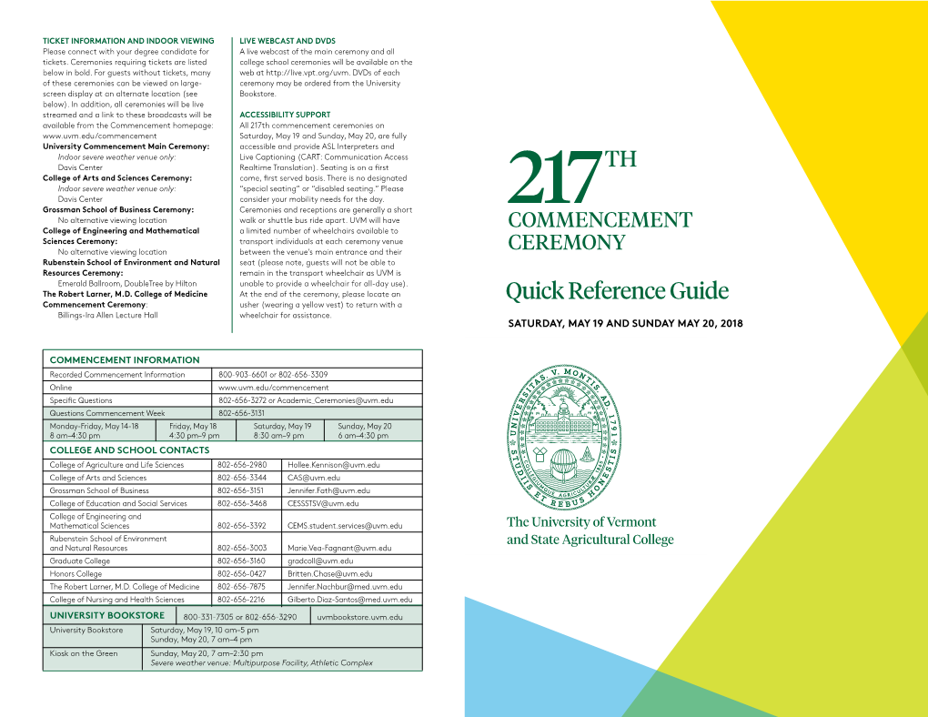 2018Commencementqrg.Pdf