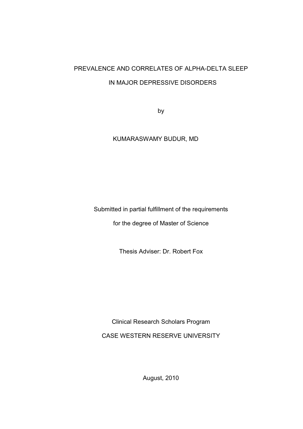 The Association Between Excessive Daytime Sleepiness