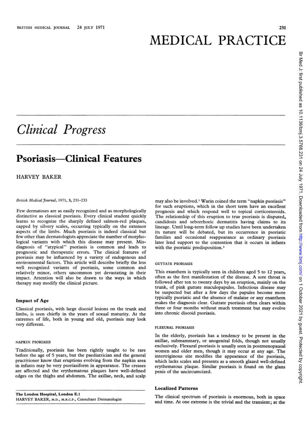 Psoriasis-Clinical Features