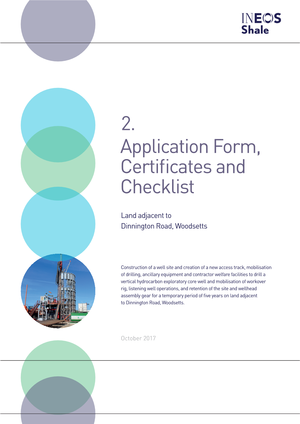 Application Form, Certificates and Checklist 2