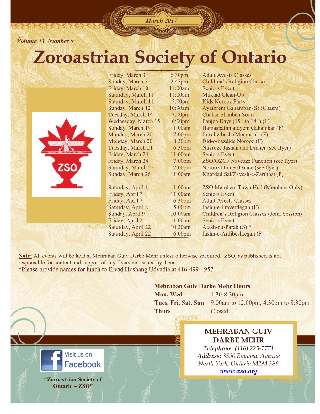 Zoroastrian Society of Ontario