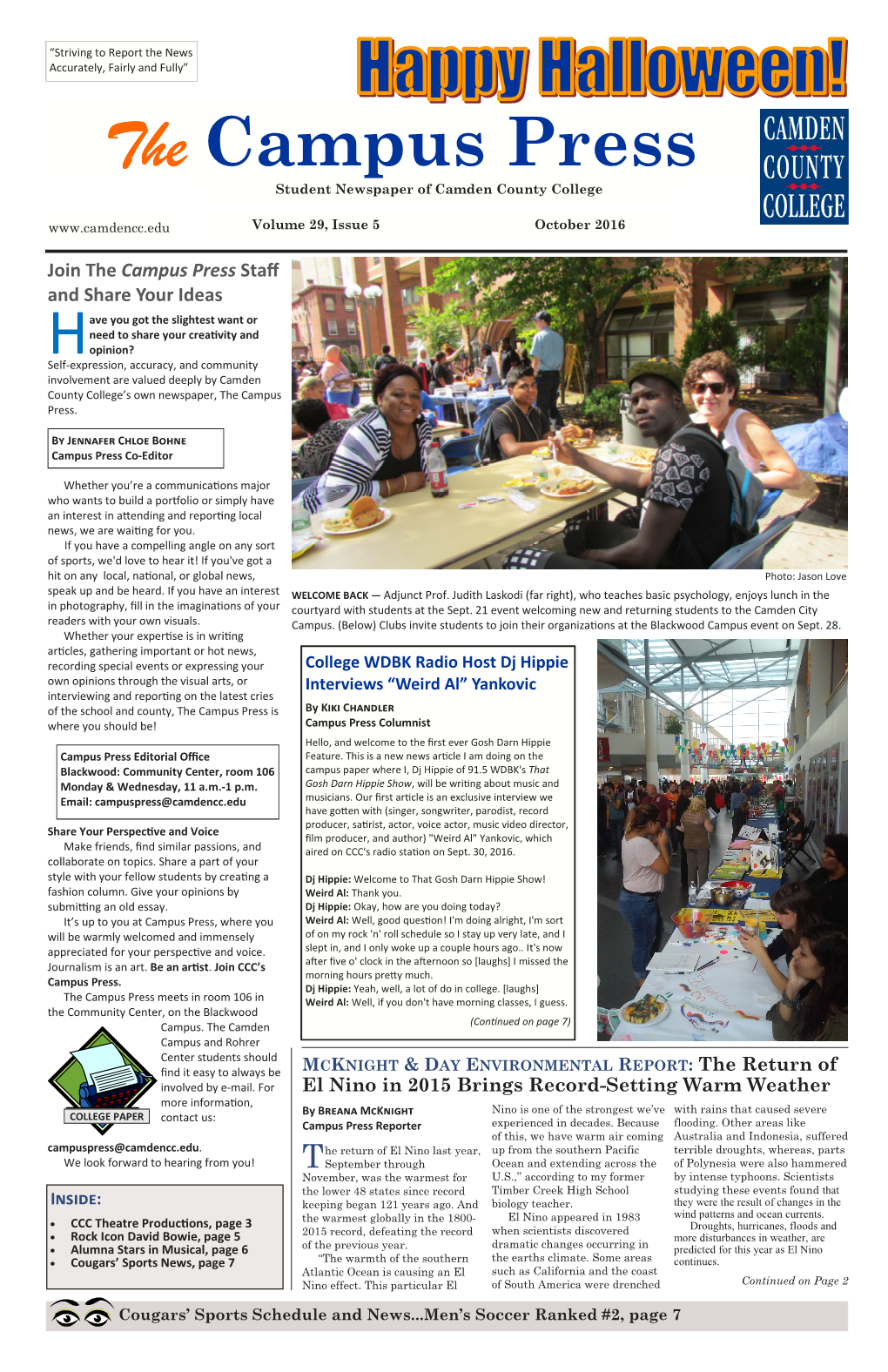 Campus Press October 2016 Online Edition