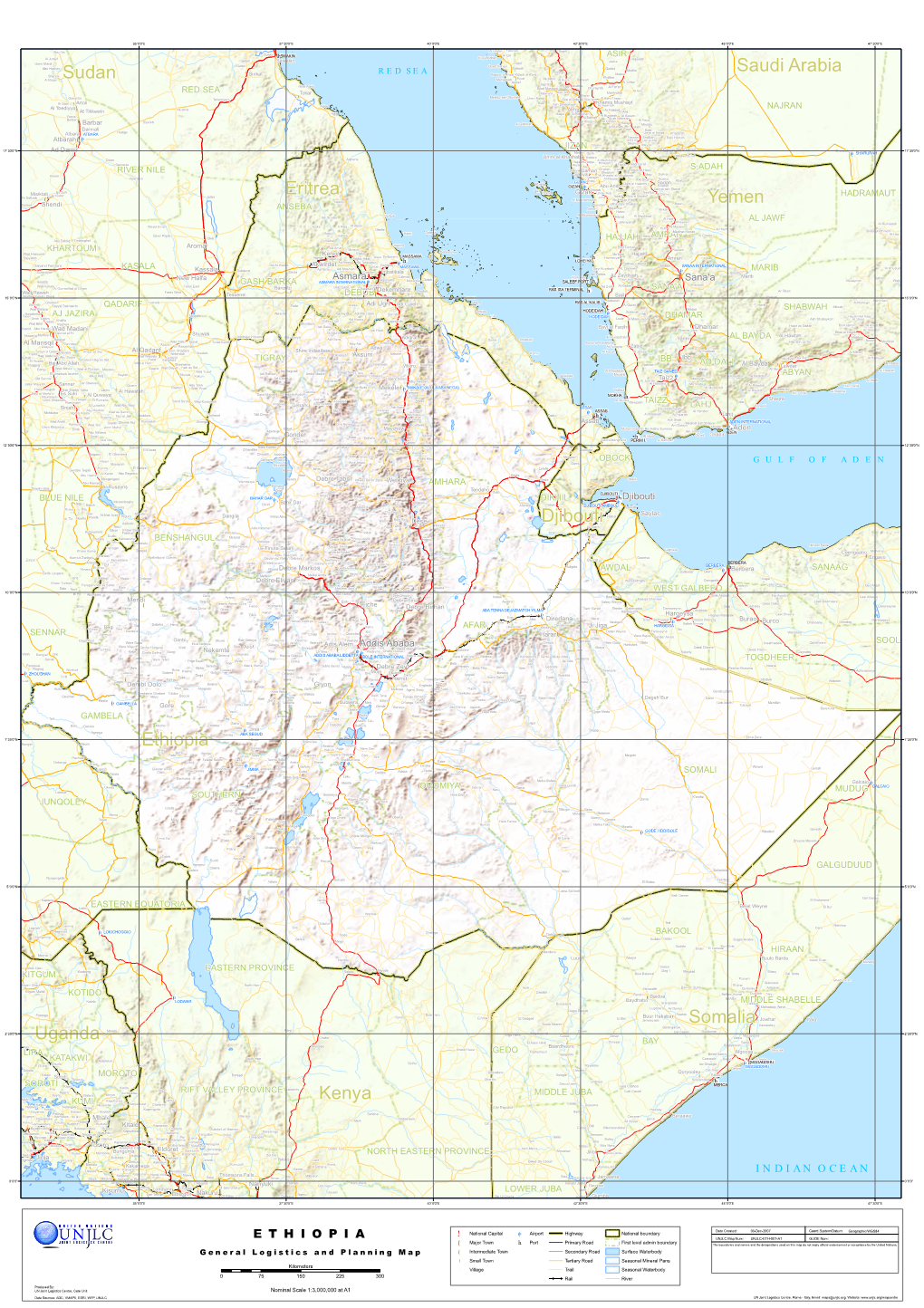 Uganda Kenya Somalia Djibouti Ethiopia Eritrea Yemen Sudan