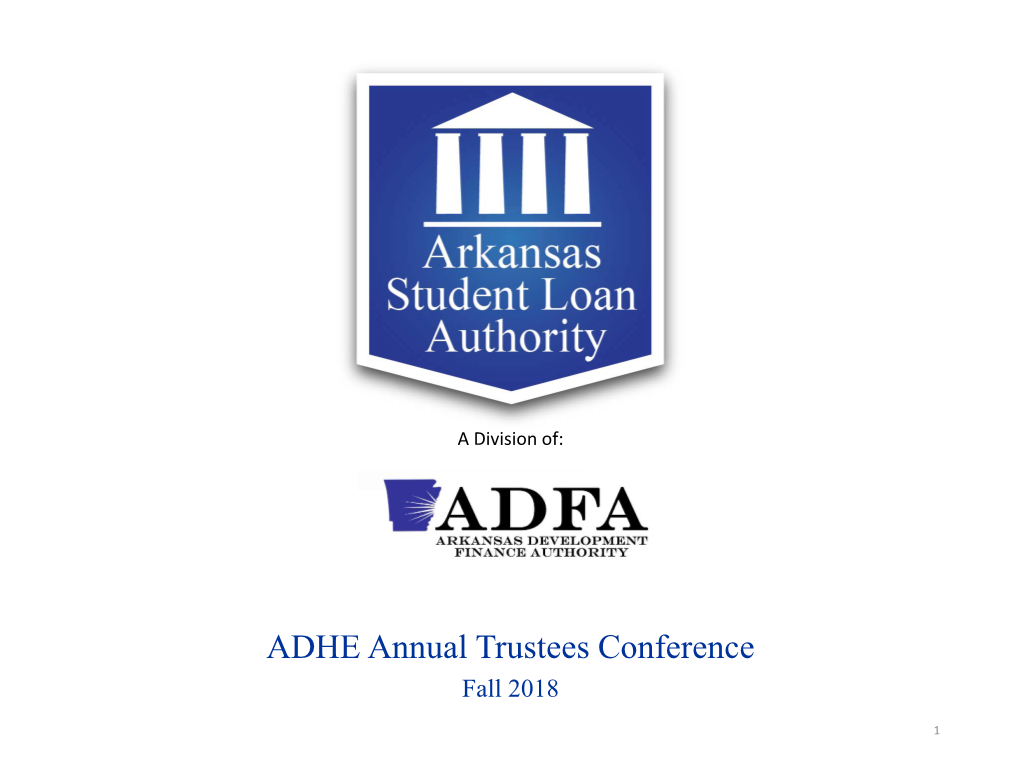 ADHE Annual Trustees Conference Fall 2018