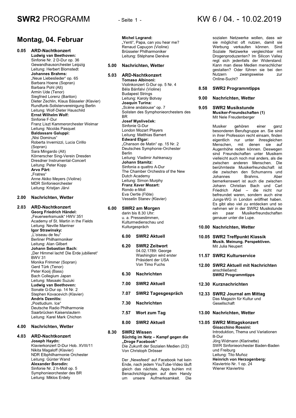 Swr2 Programm Kw 6