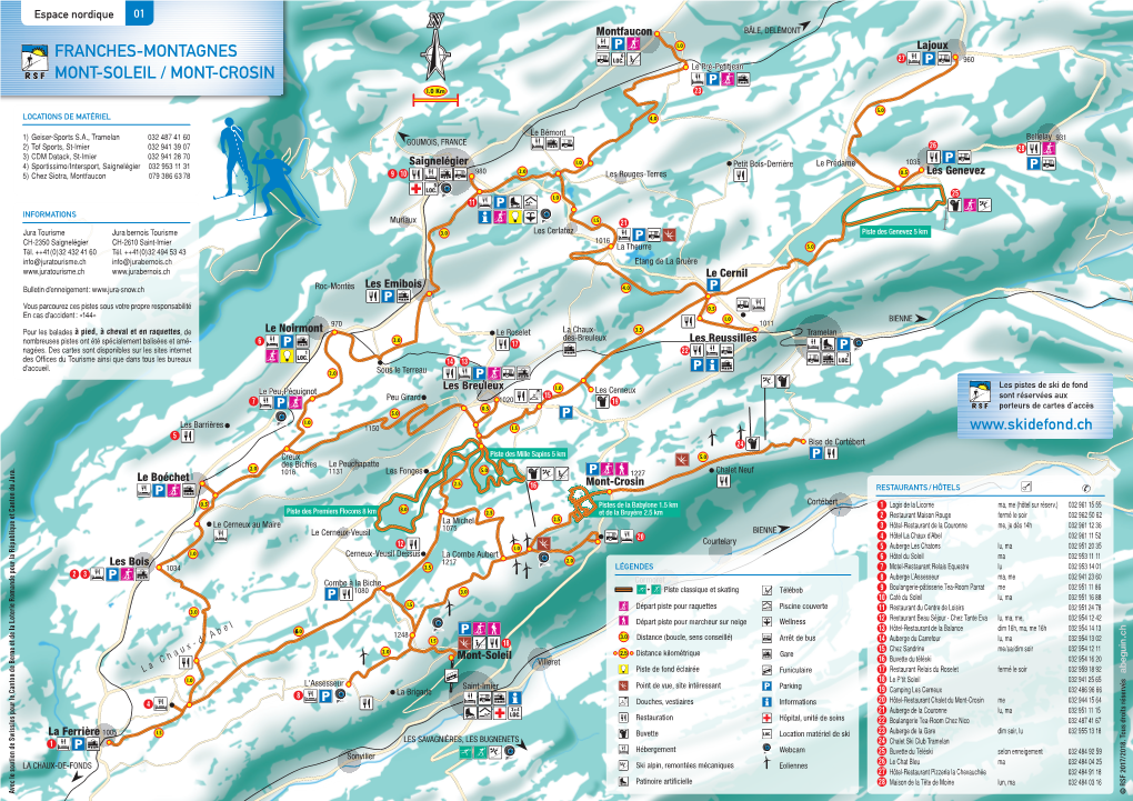 Franches-Montagnes Mont-Soleil / Mont-Crosin