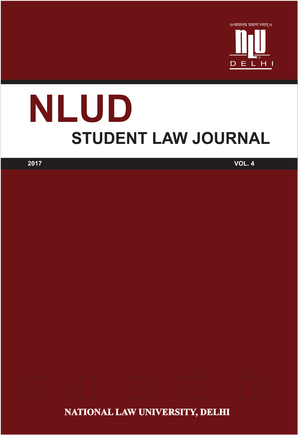 Nlud Student Law Journal