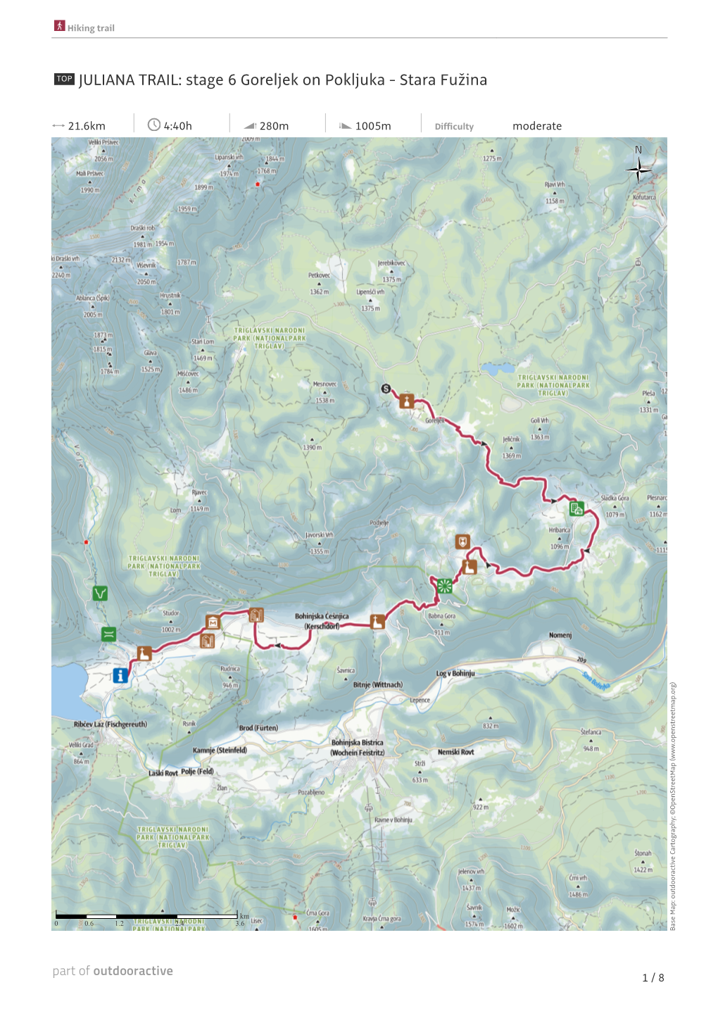 JULIANA TRAIL: Stage 6 Goreljek on Pokljuka - Stara Fužina