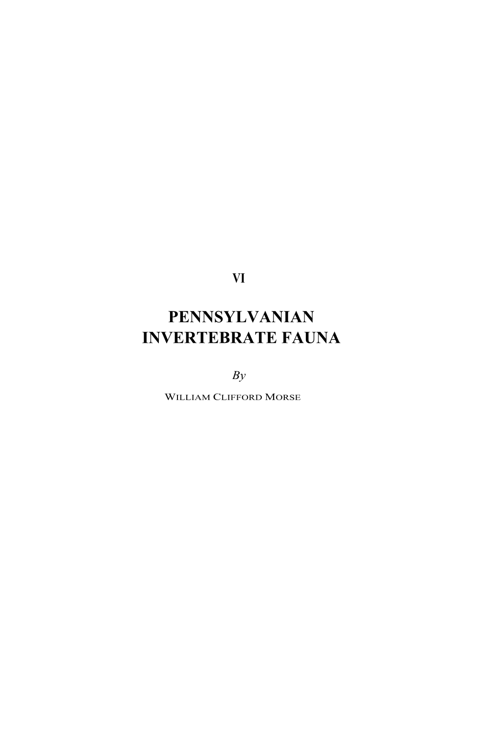 Pennsylvanian Invertebrate Fauna