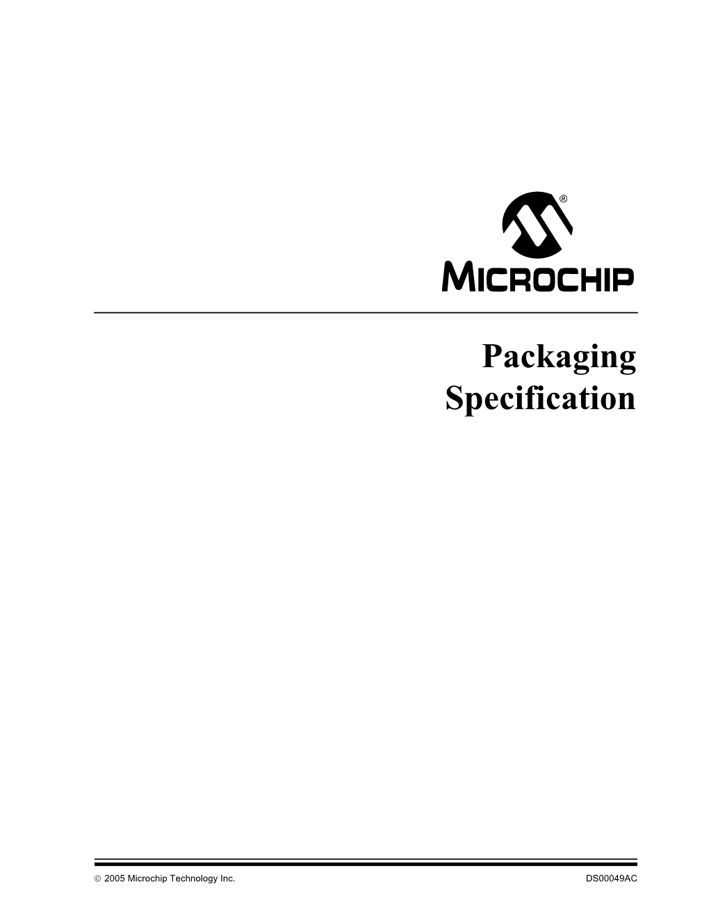 Packaging Specification